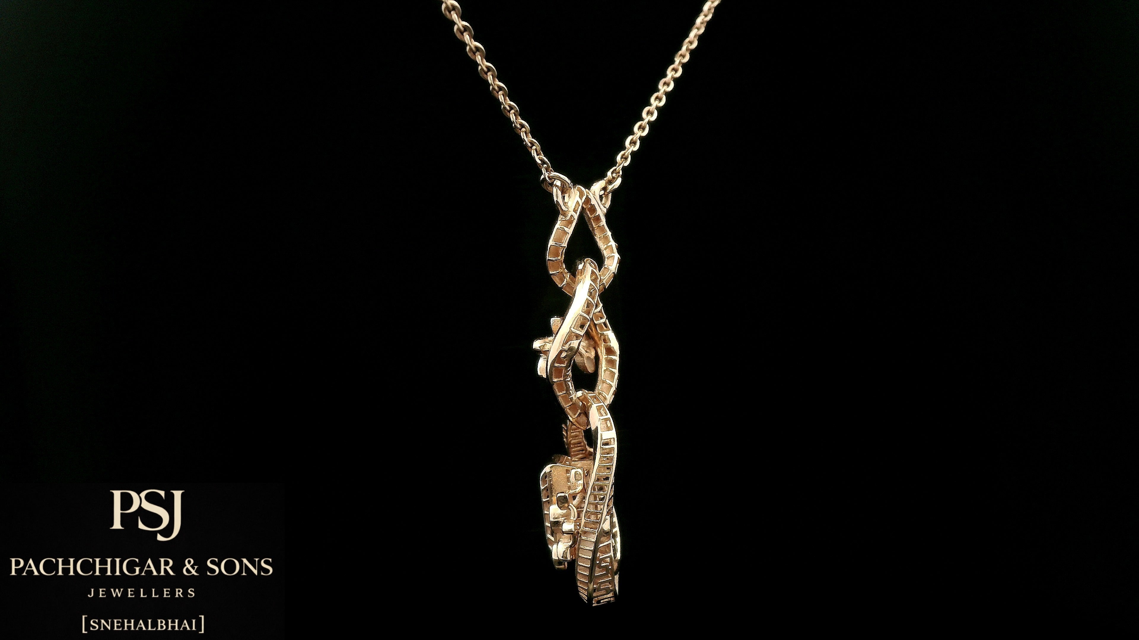 Elegant Infinity Floral Pendant Necklace