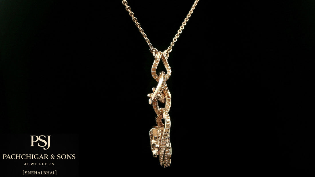 Elegant Infinity Floral Pendant Necklace