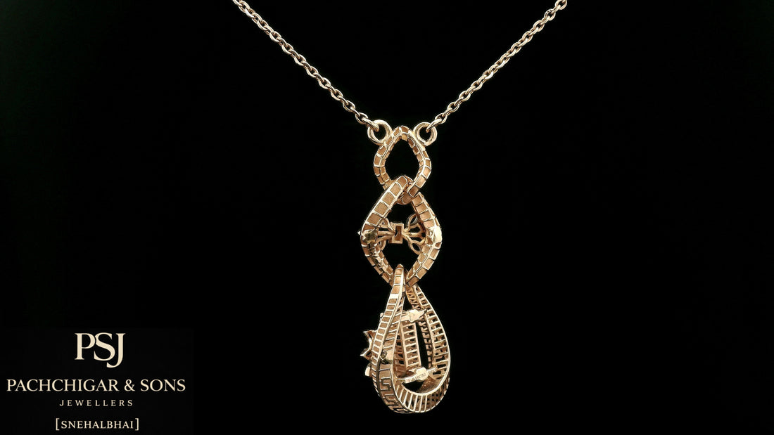 Elegant Infinity Floral Pendant Necklace