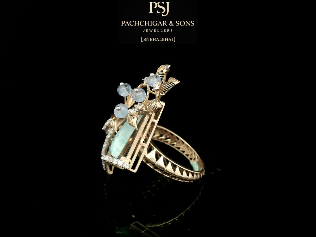 Nature Inspired Gemstone Designer Ring