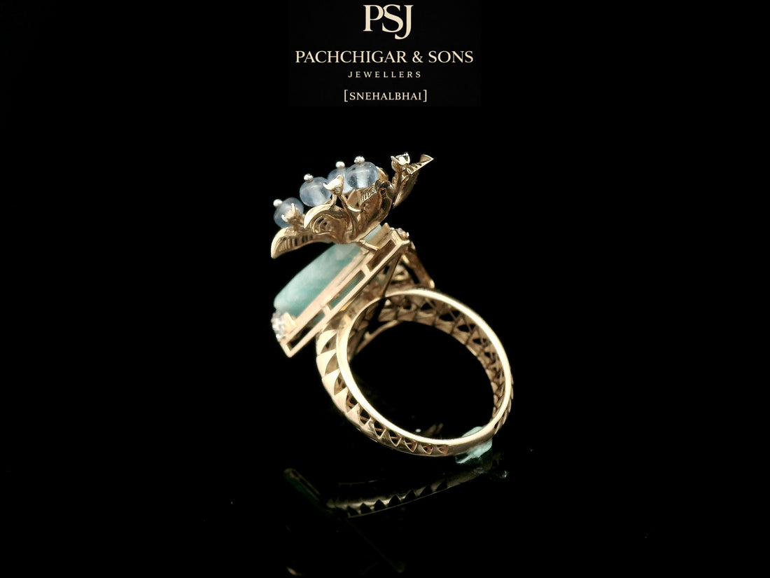 Nature Inspired Gemstone Designer Ring