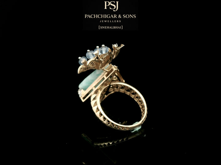 Nature Inspired Gemstone Designer Ring