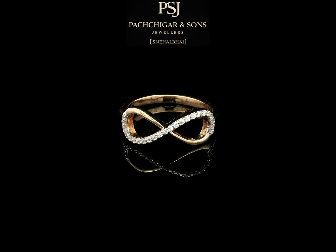 Infinity Diamond Designer Ring