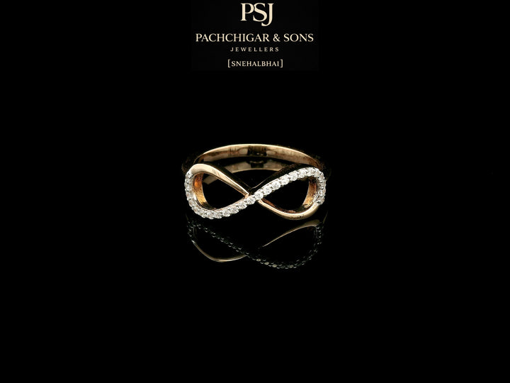 Infinity Diamond Designer Ring