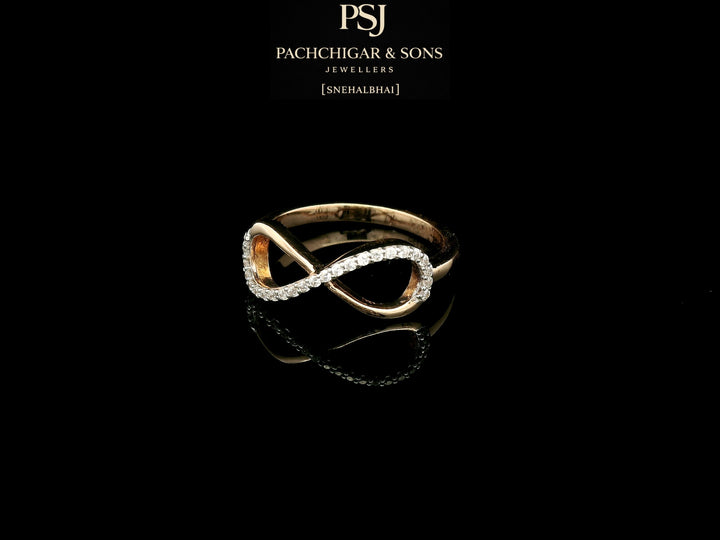 Infinity Diamond Designer Ring