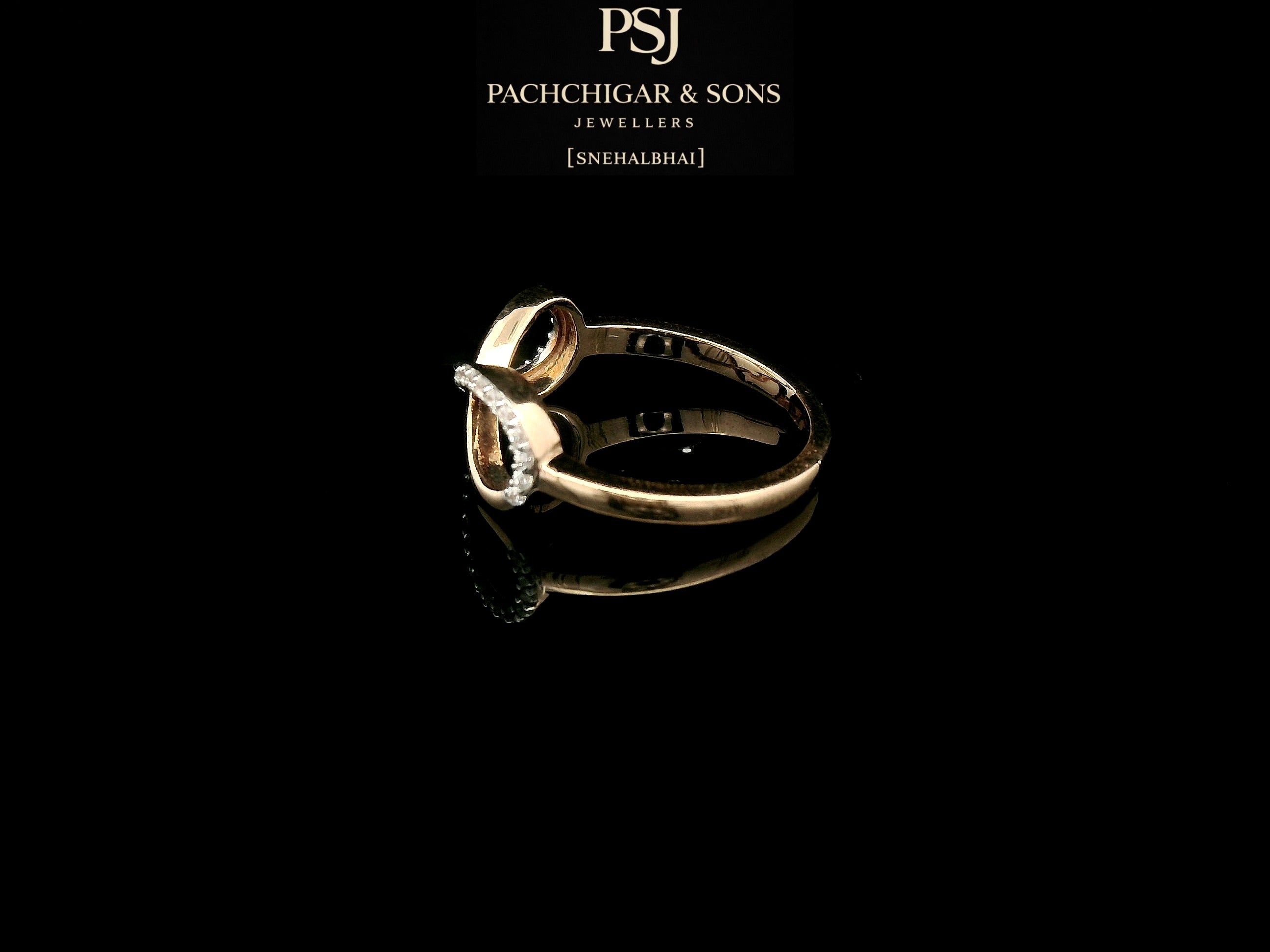 Infinity Diamond Designer Ring