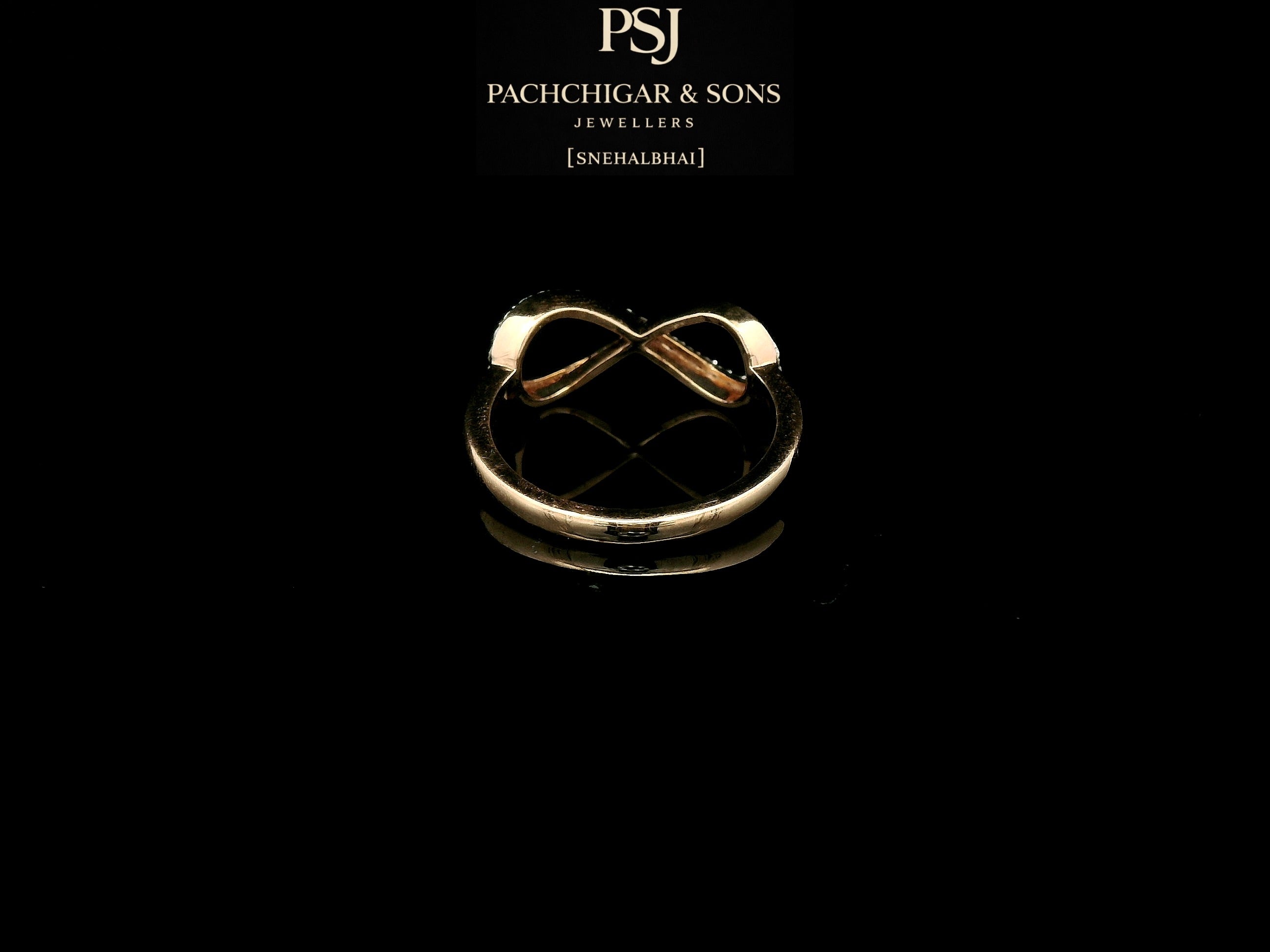 Infinity Diamond Designer Ring