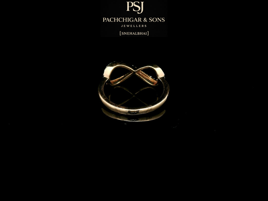 Infinity Diamond Designer Ring