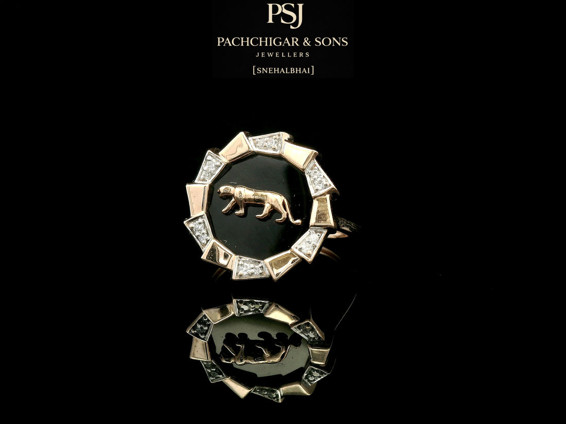 Panther Motif Designer Ring