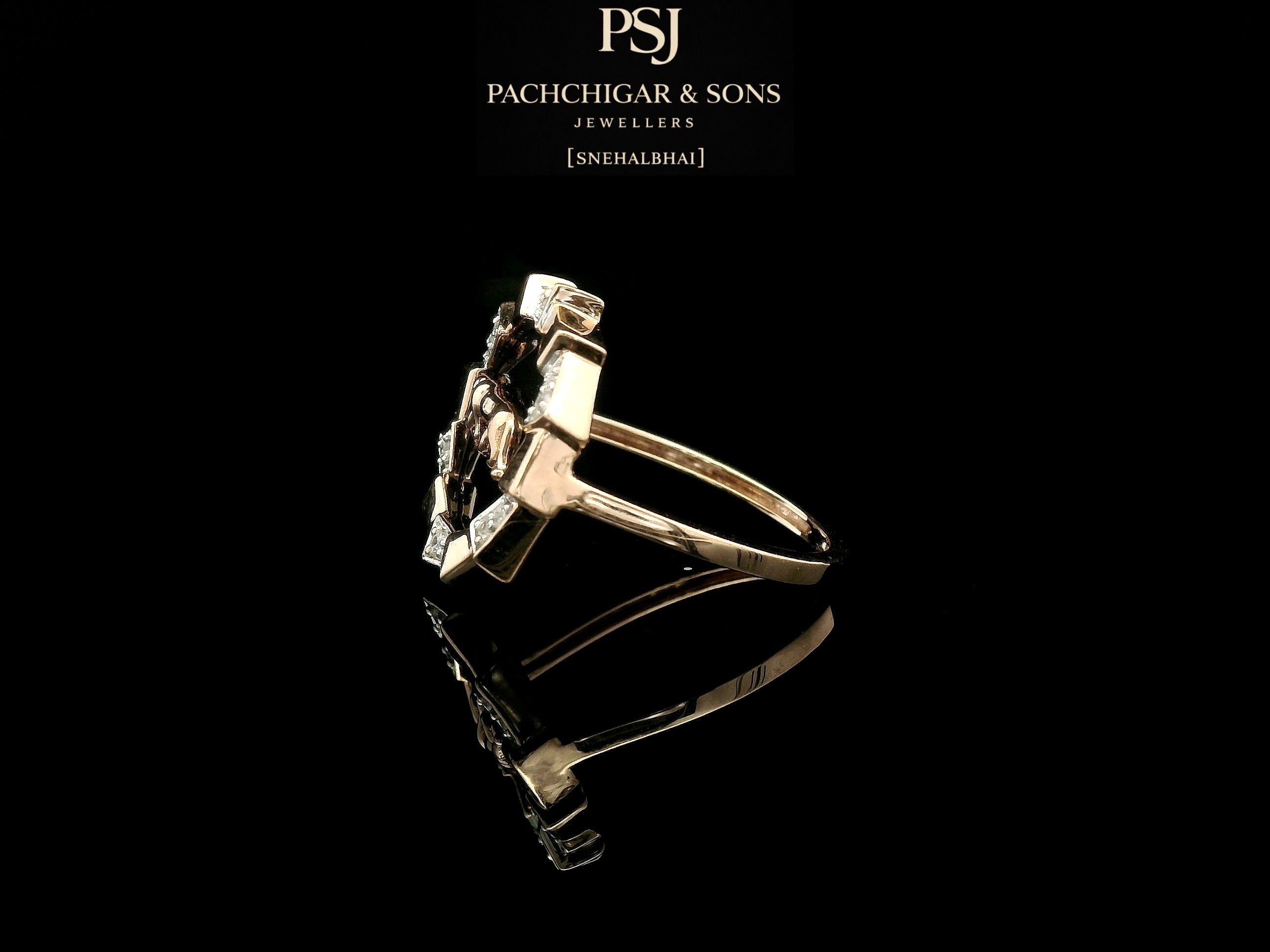 Panther Motif Designer Ring